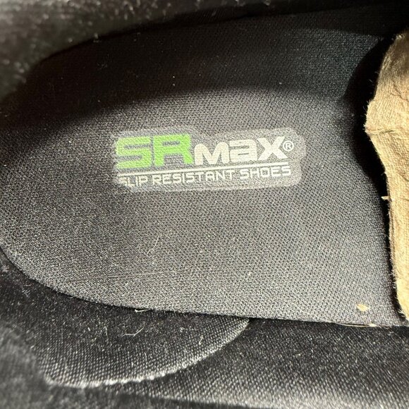 SR Max Womens Size 9 Black Albany Max Trax Leather Slip Resistant Loafer Shoes - Picture 4 of 9